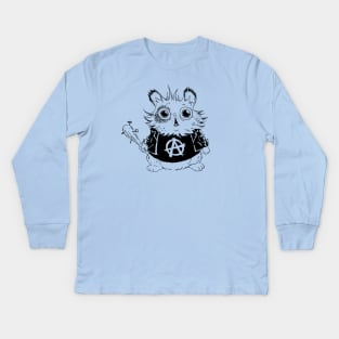 Anarchy Cat Kids Long Sleeve T-Shirt